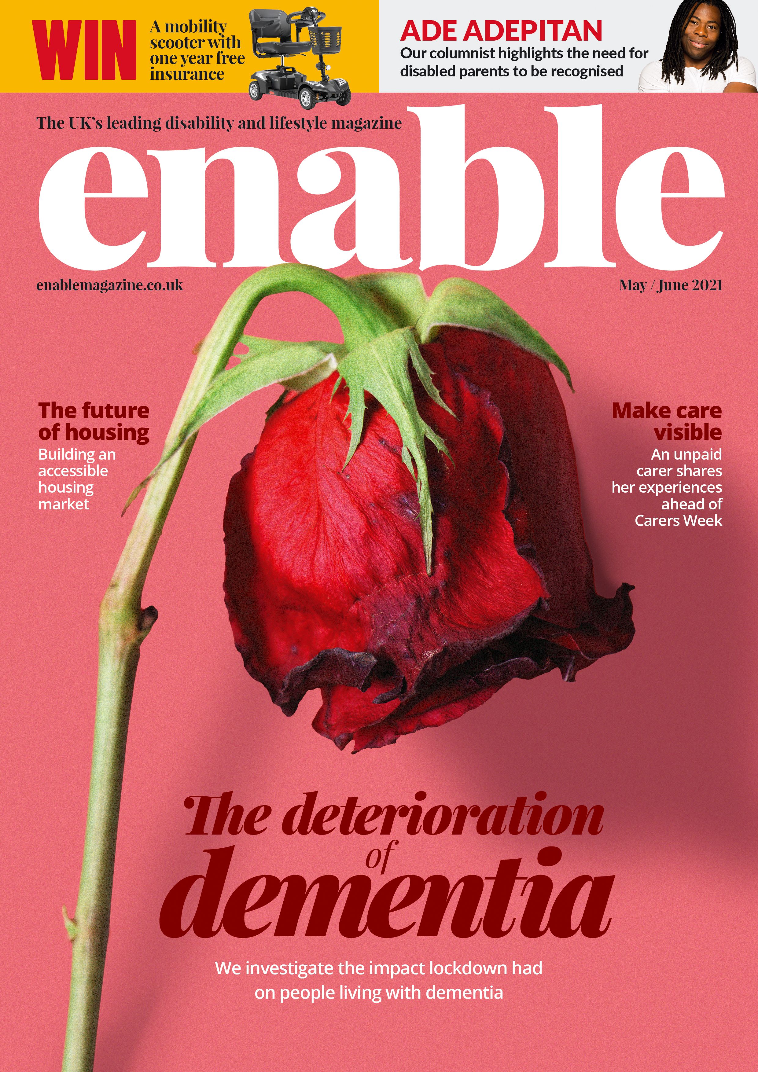 enable magazine front cover